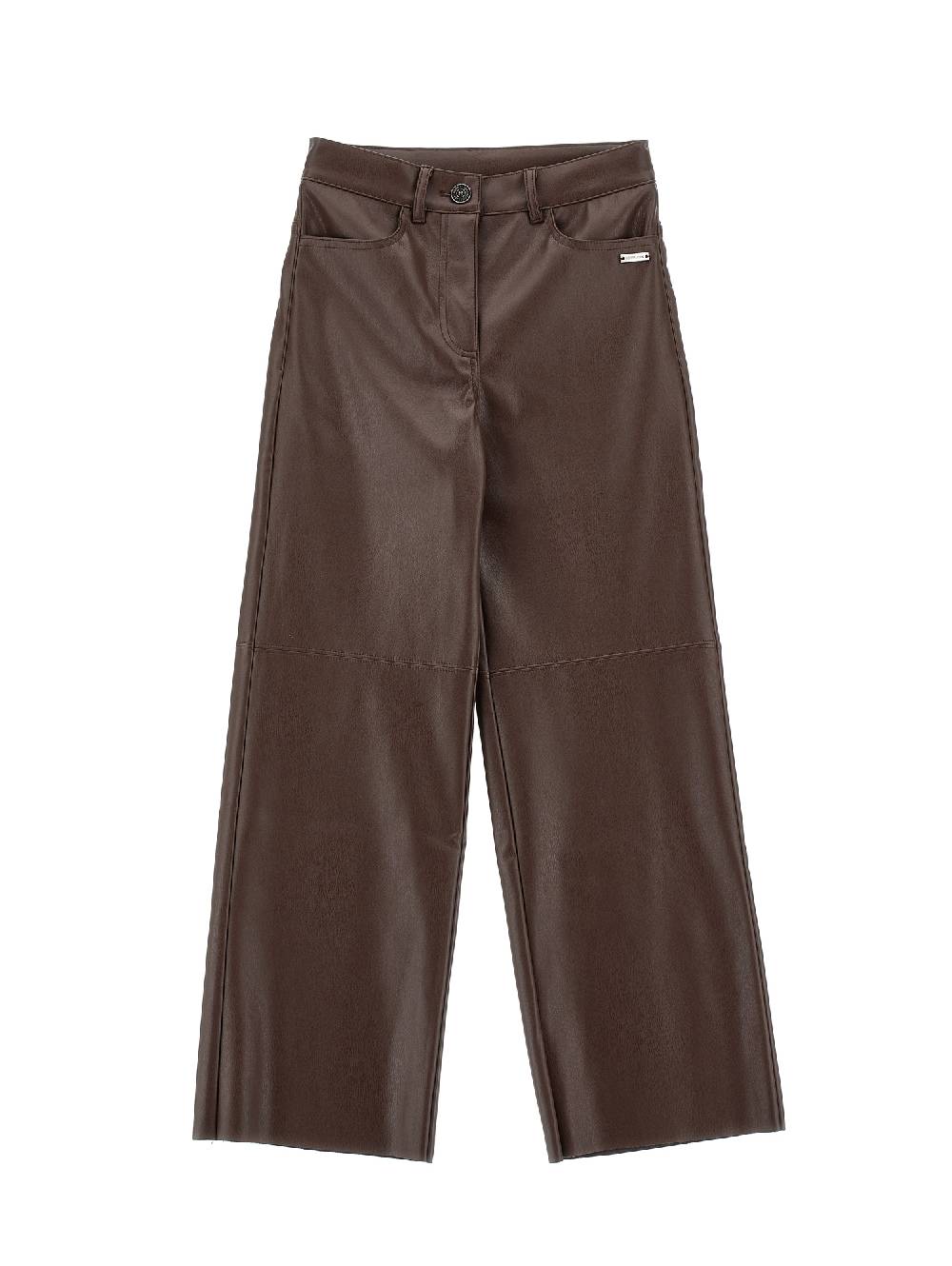 Monnalisa Pantaloni tessuto spalmato stretch