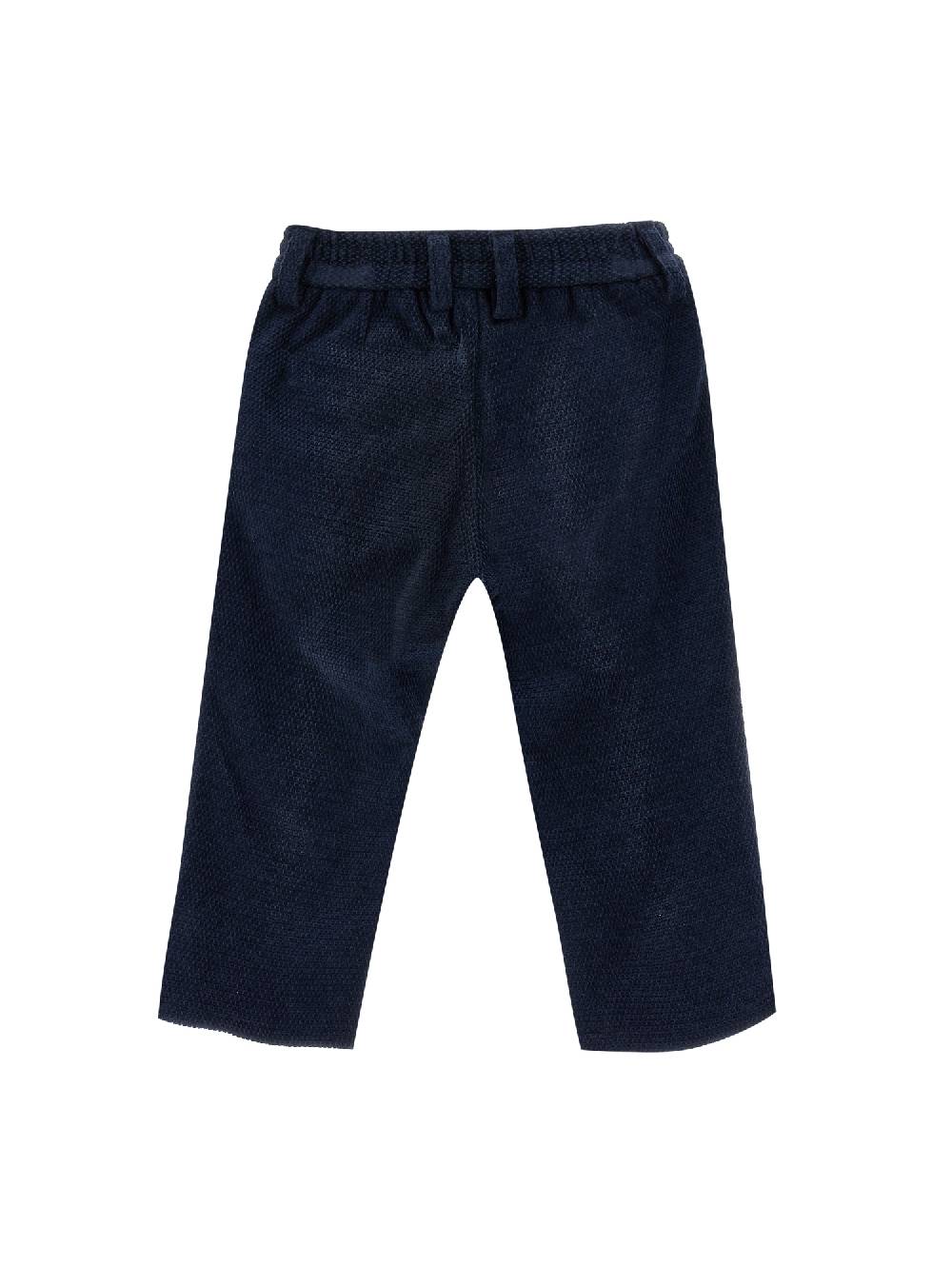 Monnalisa Pantaloni Velluto Con Filetto