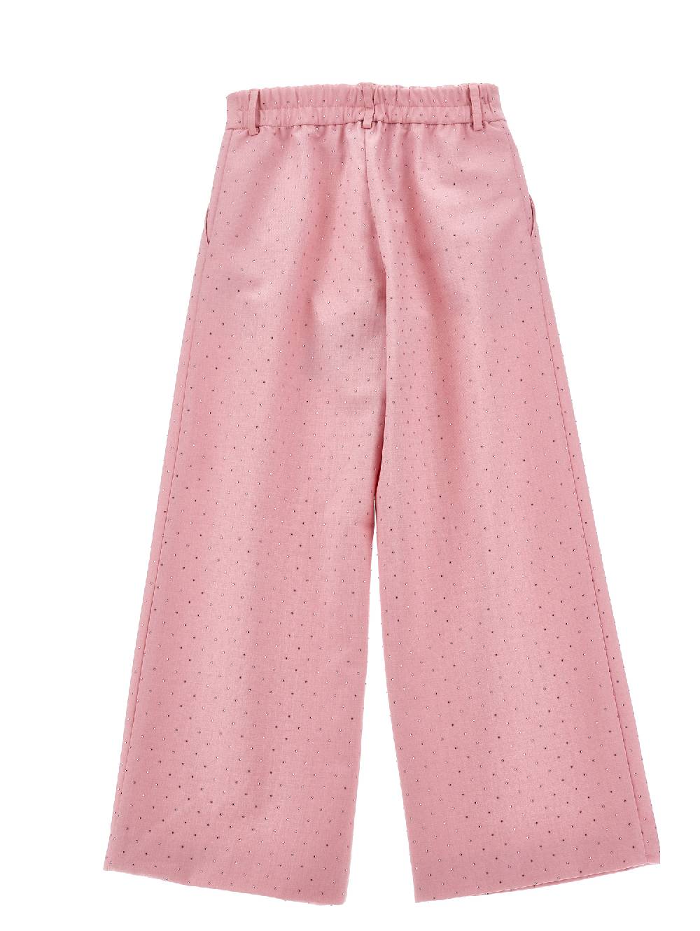 Monnalisa Pantaloni Viscosa Con Strass