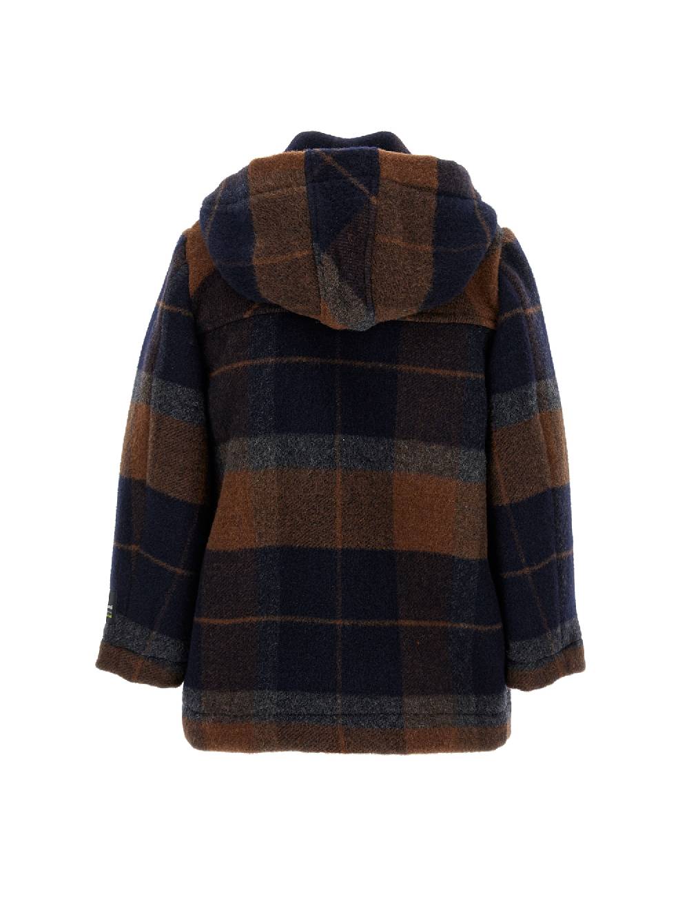 Monnalisa Parka Check Con Cappuccio