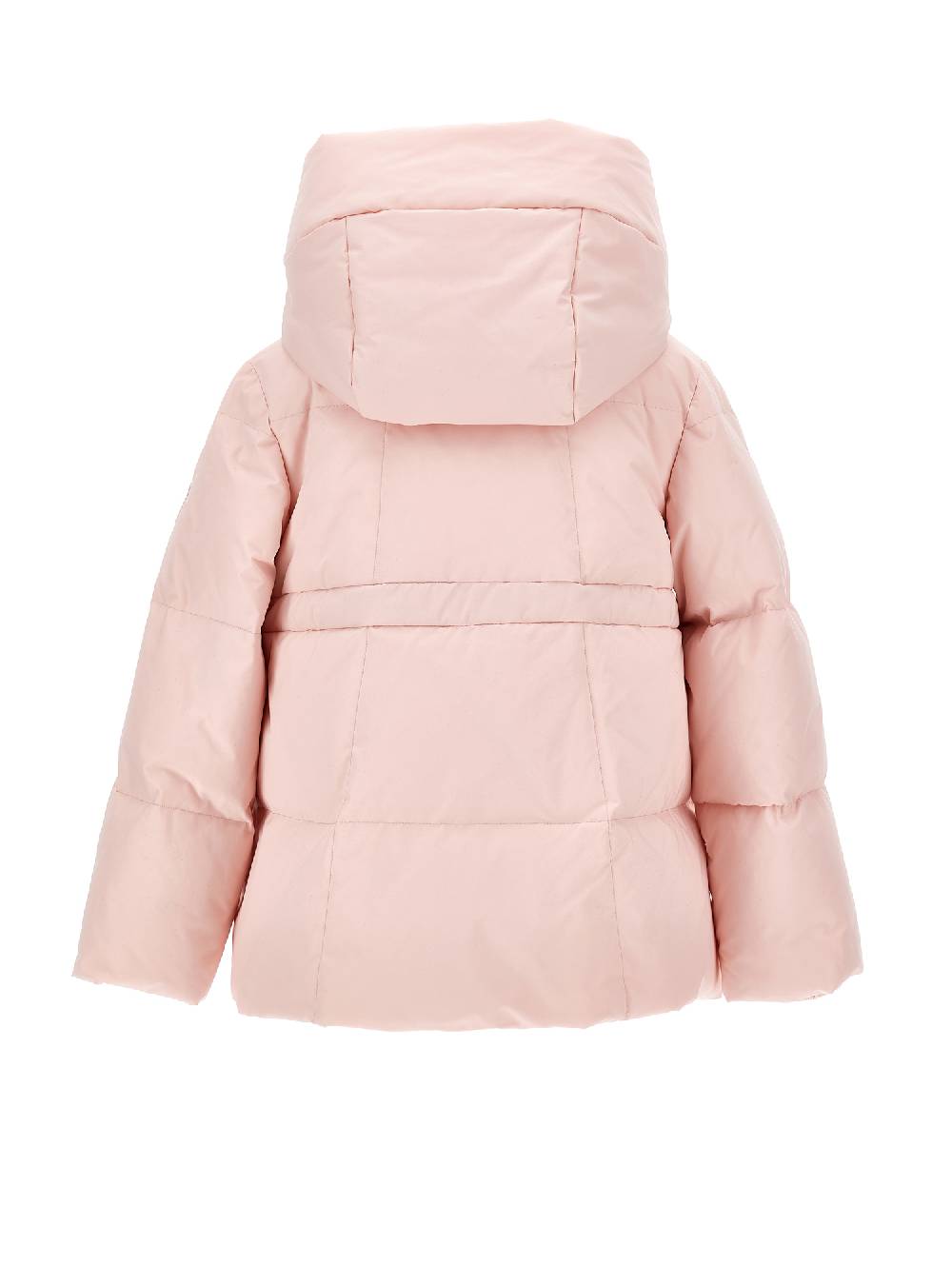 Monnalisa Piumino Corto Nylon Vera Piuma