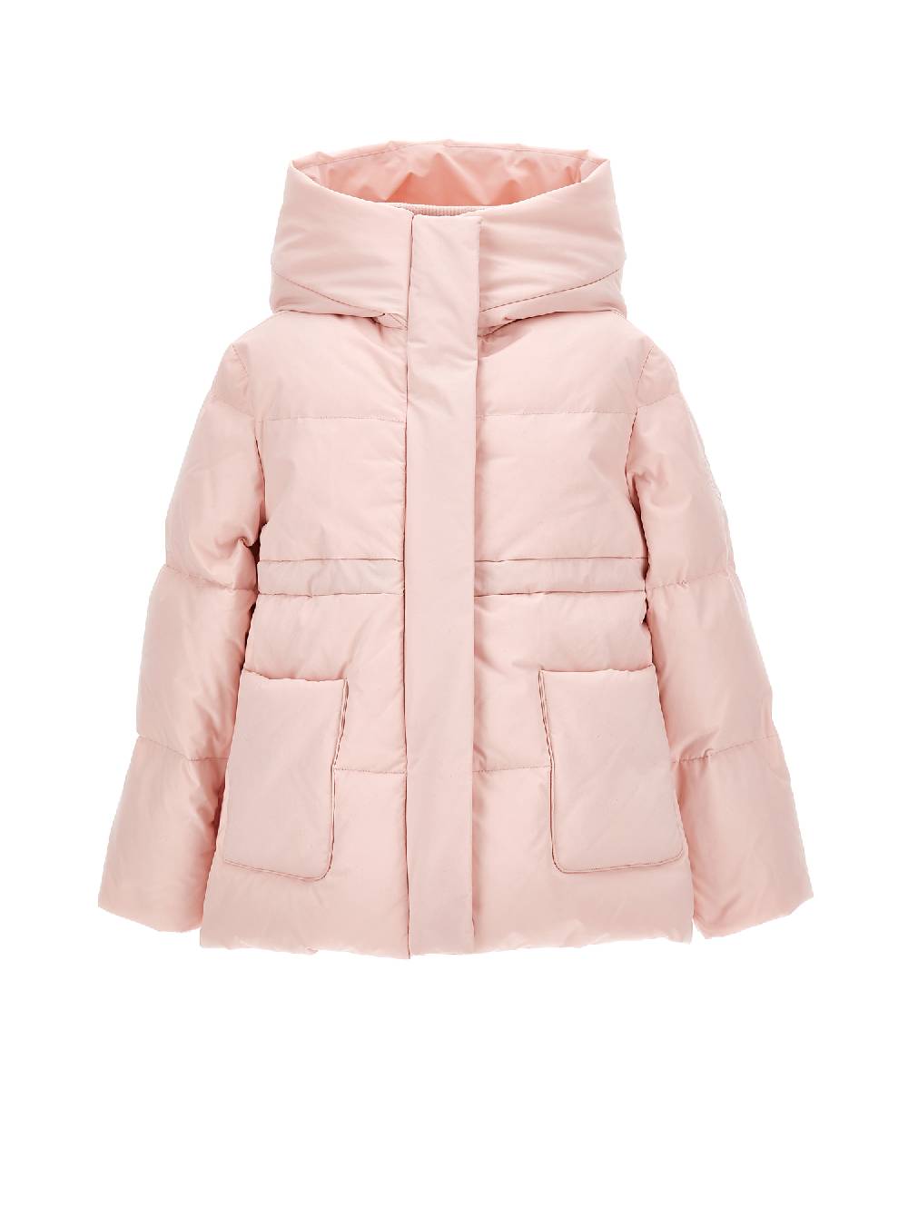 Monnalisa Piumino corto nylon vera piuma