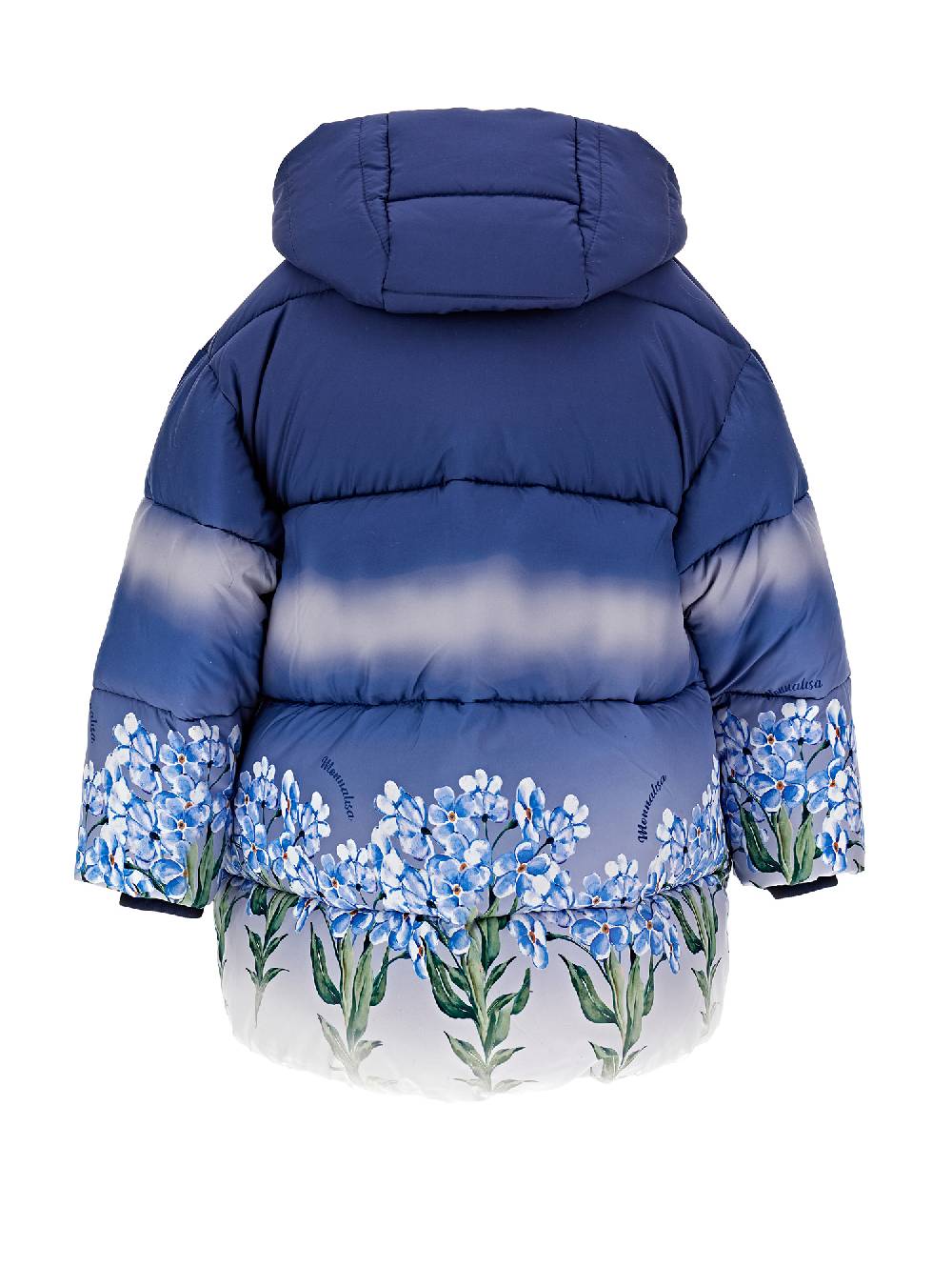 Monnalisa Piumino Degradé Con Fiori