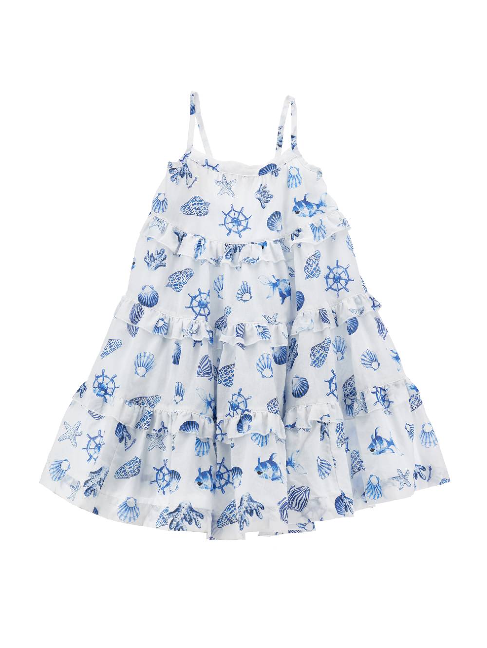 Monnalisa Prendisole mussola stampa marine