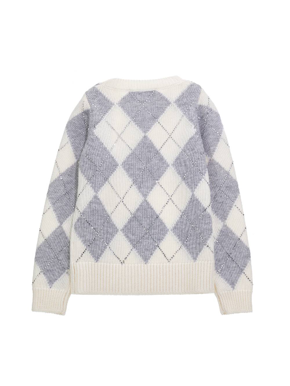 Monnalisa Pull Jacquard Bicolor