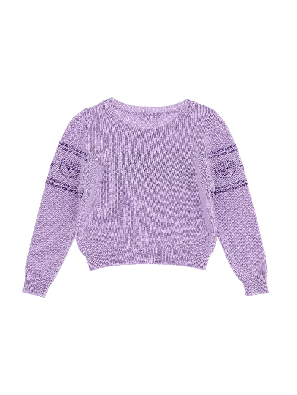 Monnalisa Pull Lurex Maxilogomania