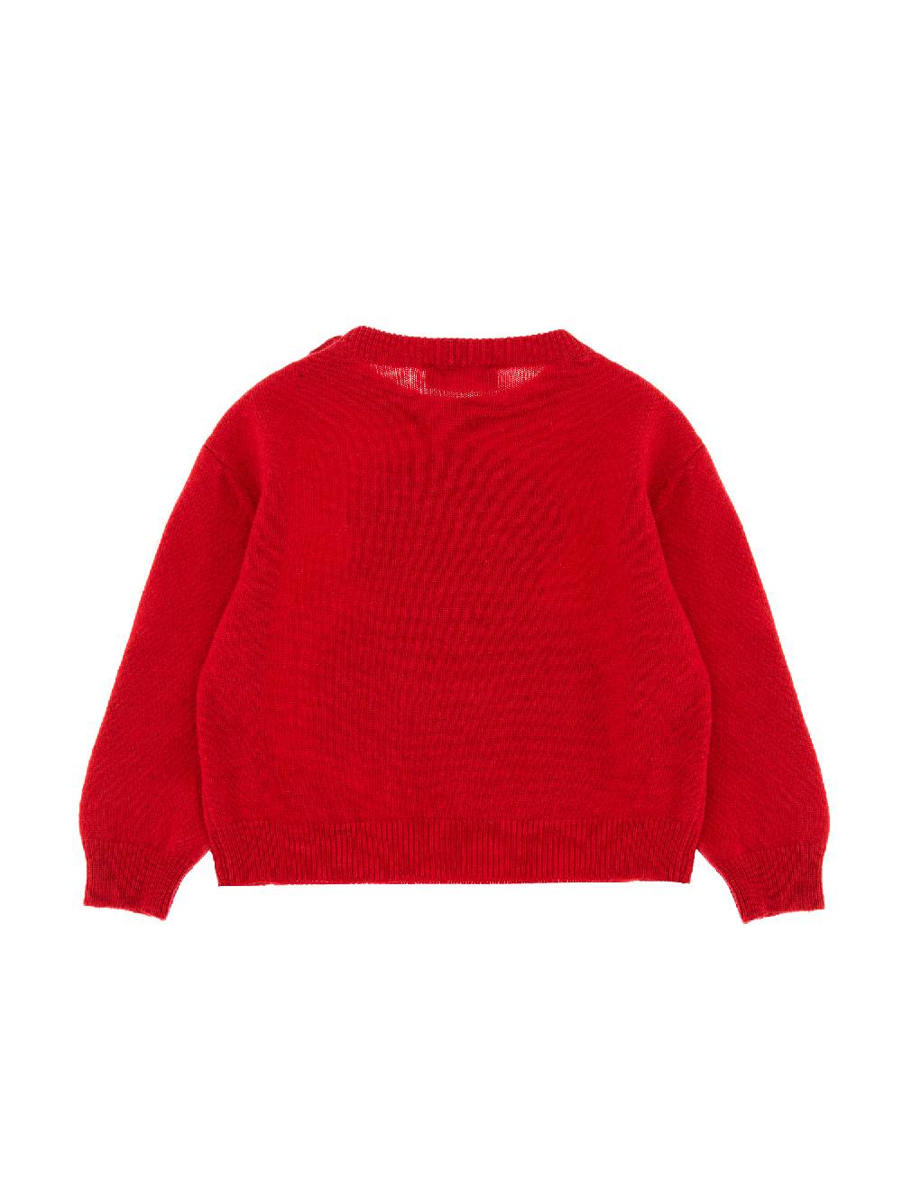 Monnalisa Pull Merino Intarsio Orsetto