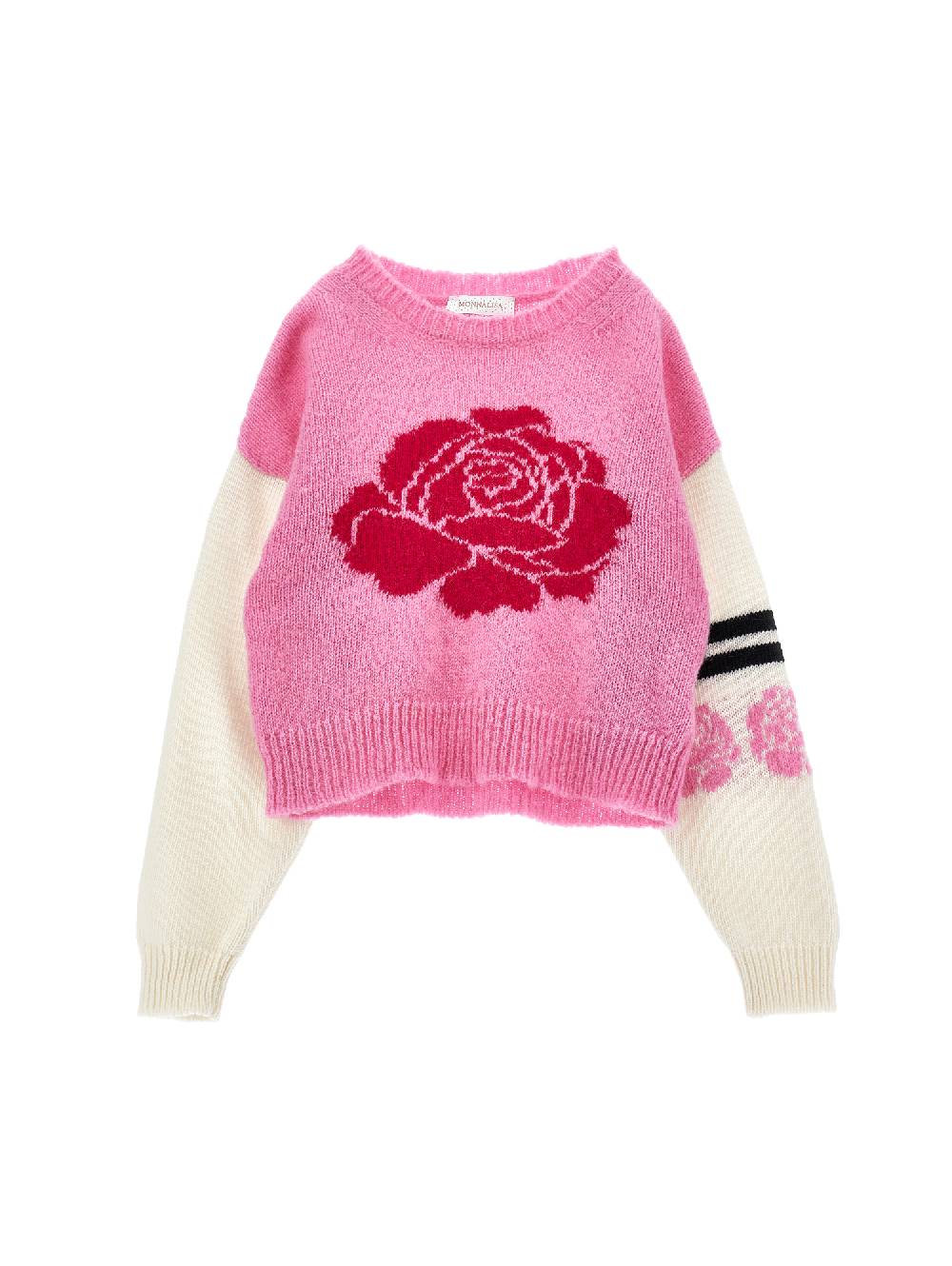 Monnalisa Pull supersoft a intarsio