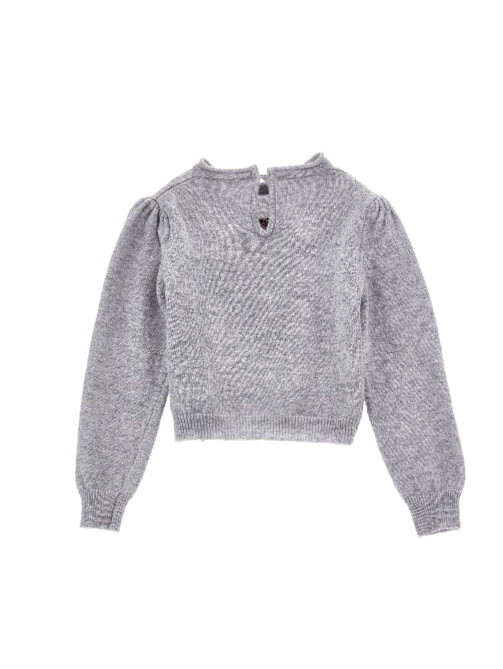 Monnalisa Pull Supersoft Con Rosa