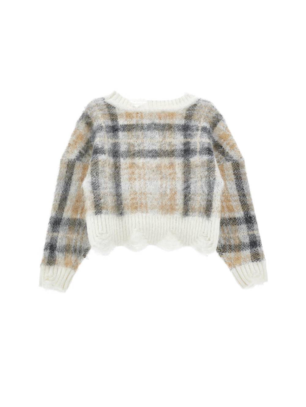 Monnalisa Pull Tartan