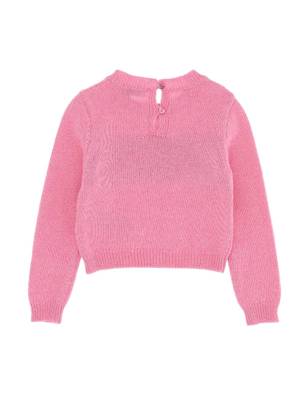 Monnalisa Pullover Filato Maxilogomania