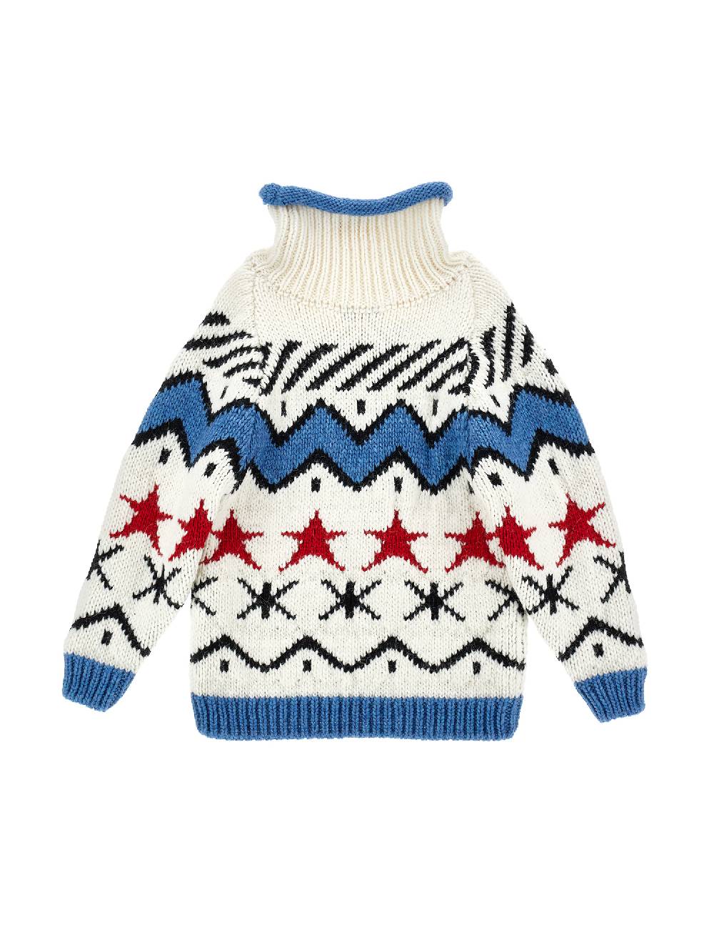 Monnalisa Pullover Misto Alpaca Jacquard