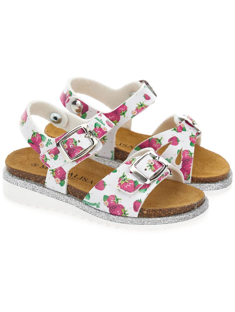 Monnalisa Sandaletti Glitter Fragoline