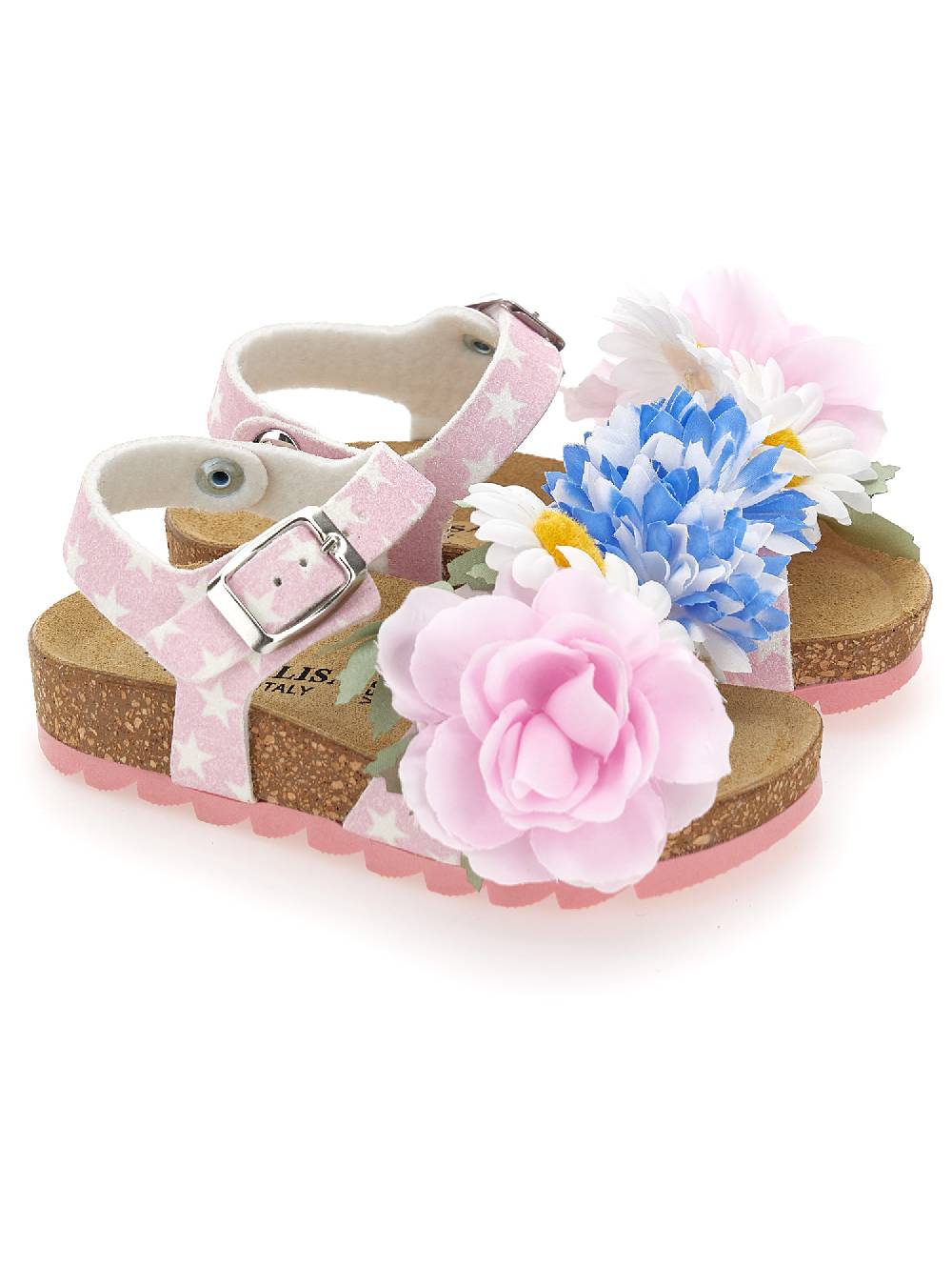 Monnalisa Sandali Con Fiori Applicati