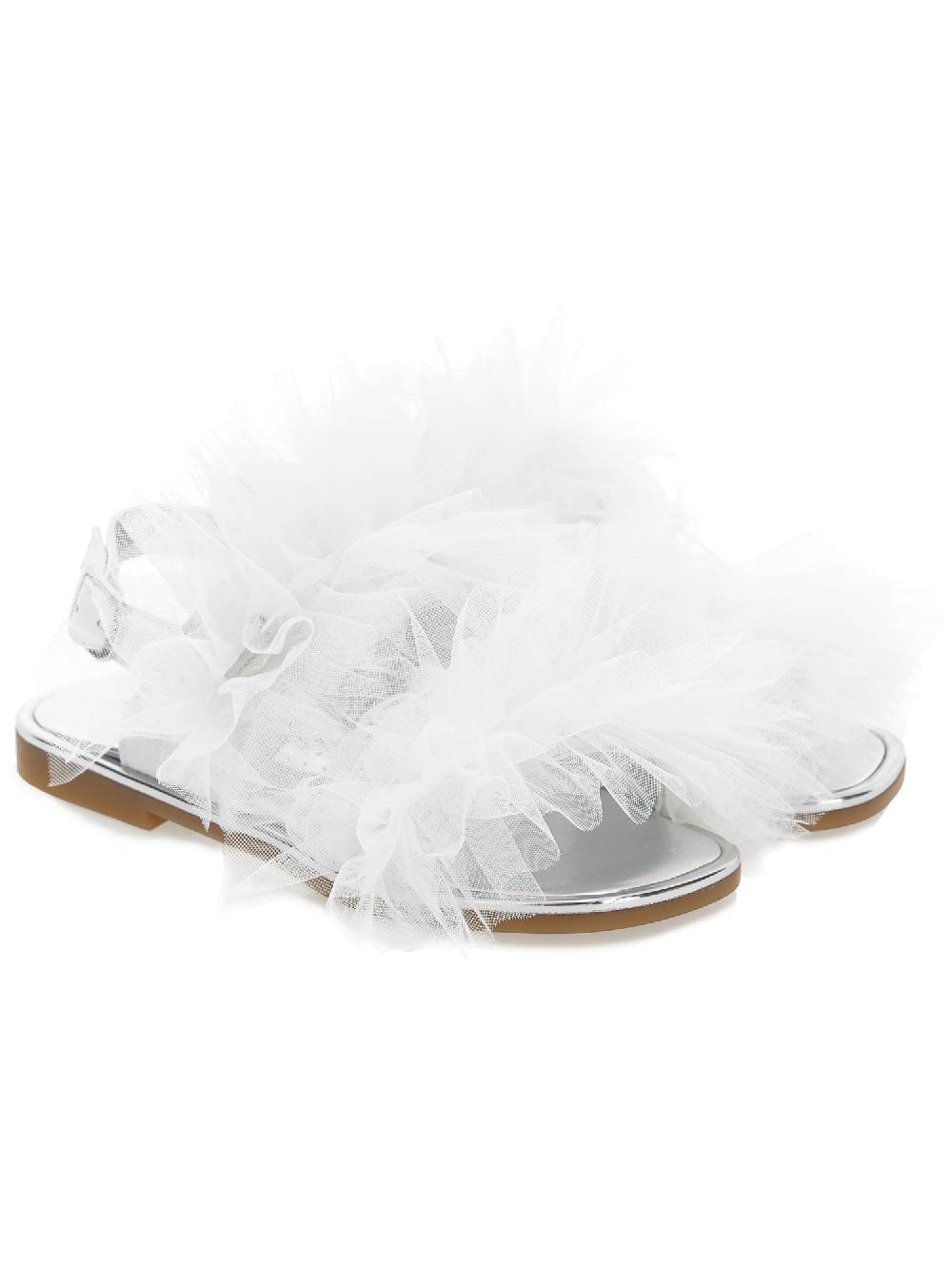 Monnalisa Sandali Con Rouche Tulle