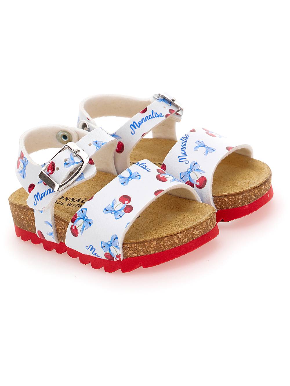 Monnalisa Sandali Stampa Ciliegine