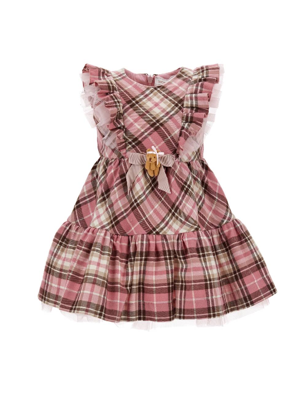 Monnalisa Scamiciata twill tartan