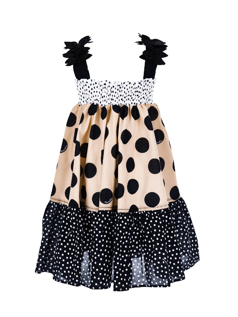 Monnalisa Scamiciato Mussola Pois