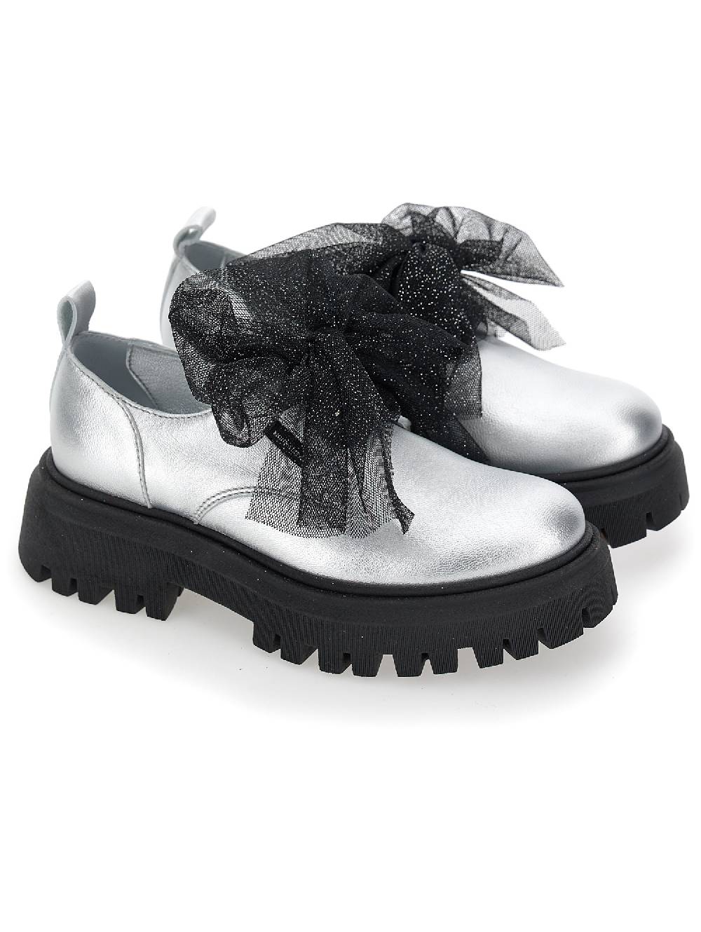 Monnalisa Scarpe Modello Derby Laminate