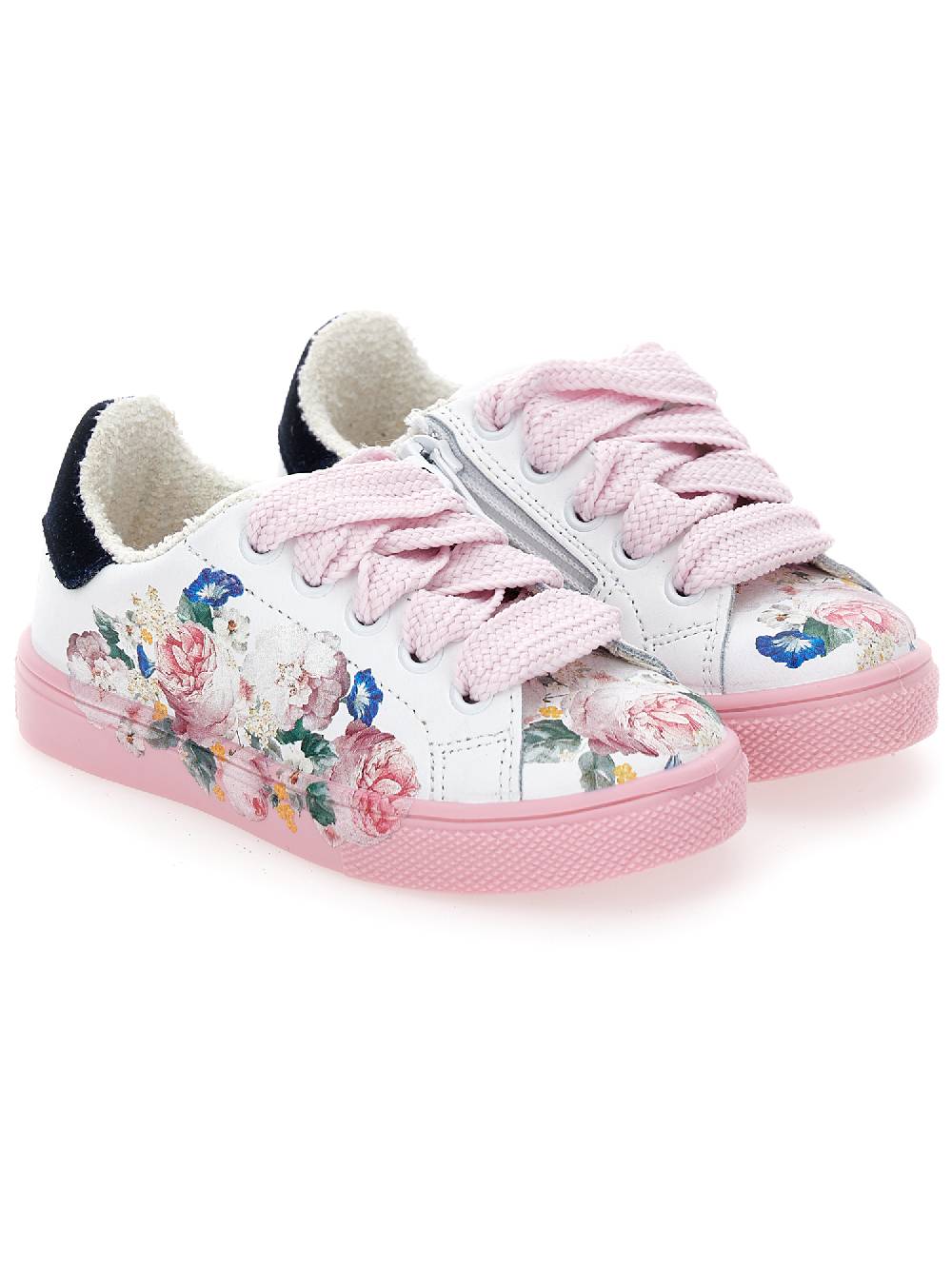 Monnalisa Scarpe Modello Tennis Fiori