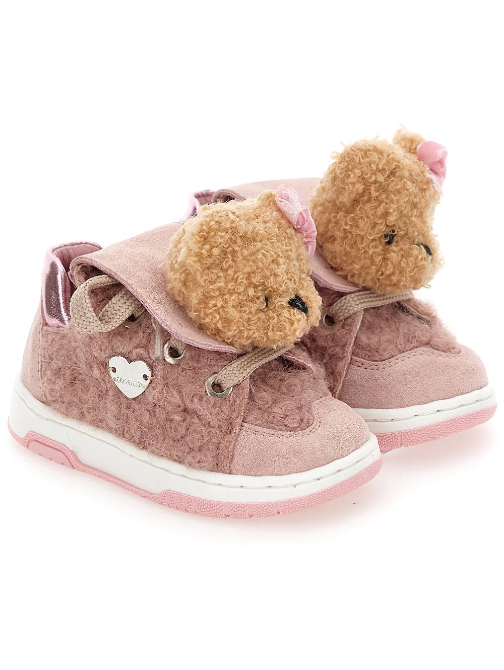 Monnalisa Scarpe Tennis Peluche Con Orsetto