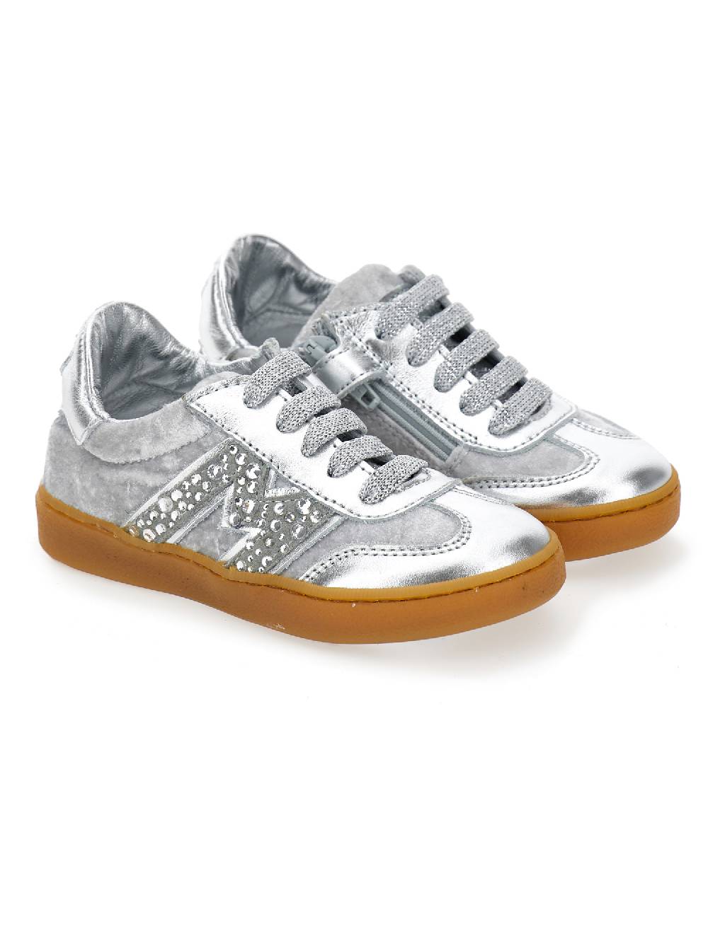 Monnalisa Scarpe Velour Modello Running