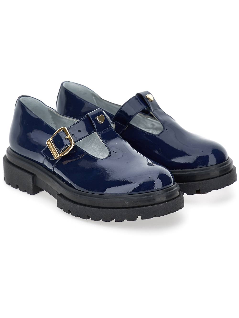 Monnalisa Scarpe Vernice Modello Occhietti