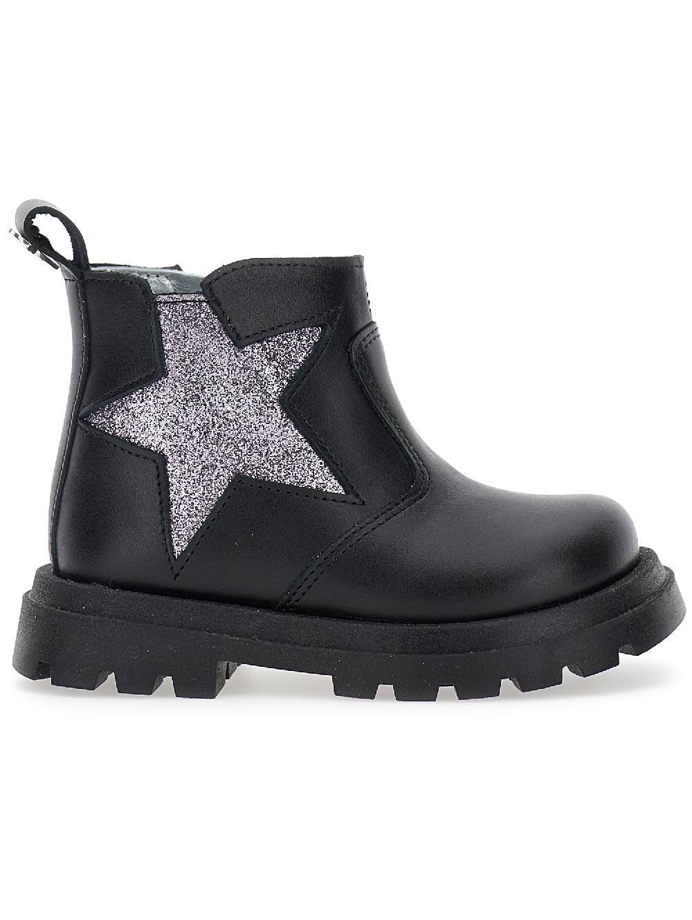 Monnalisa Scarponcini pelle con stella glitter