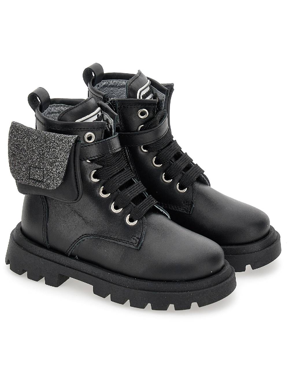 Monnalisa Scarponcini Pelle Con Taschino