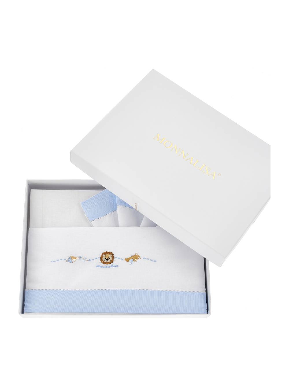 Monnalisa Set Lenzuolino Ricamato