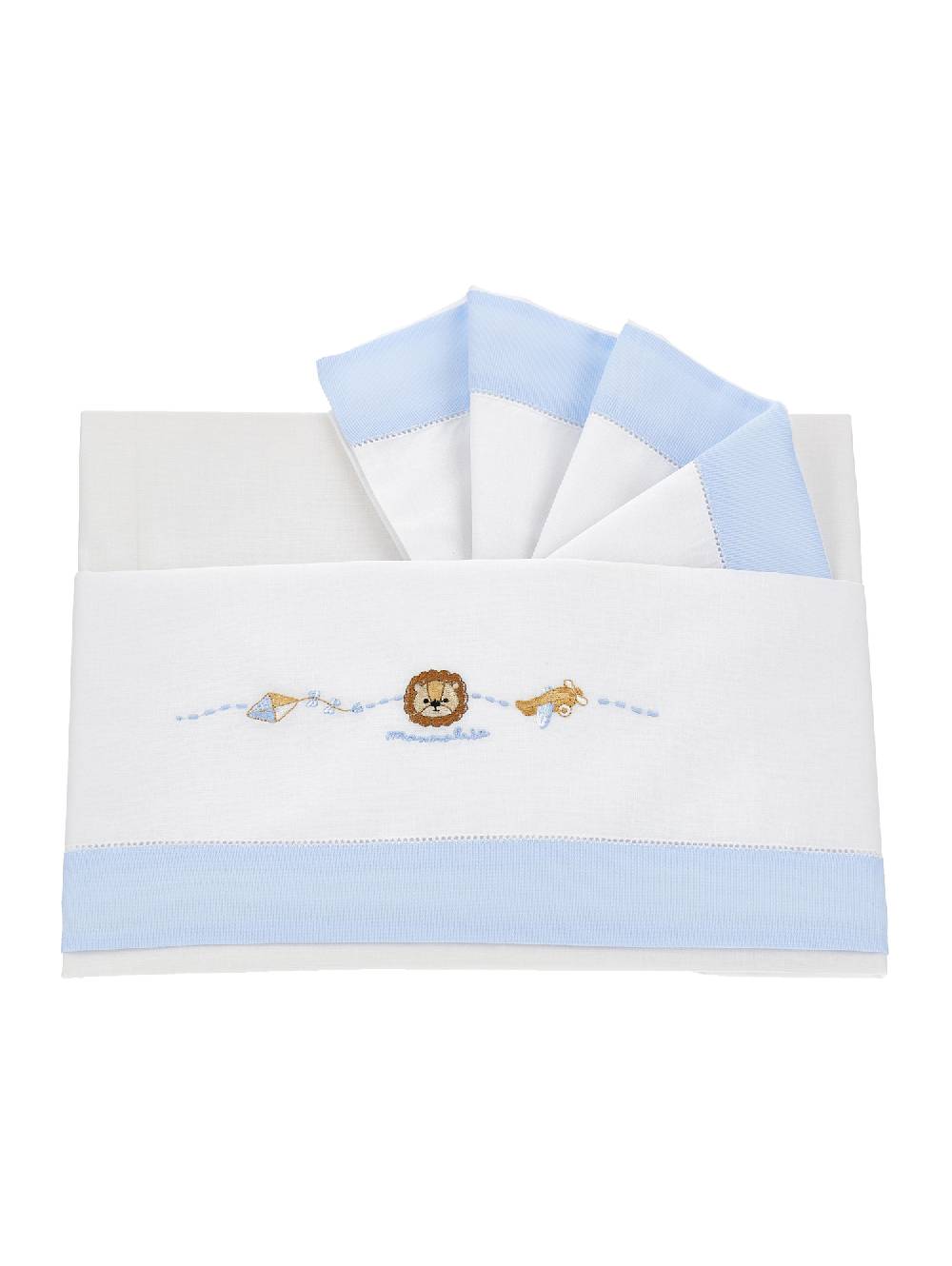 Monnalisa Set lenzuolino ricamato