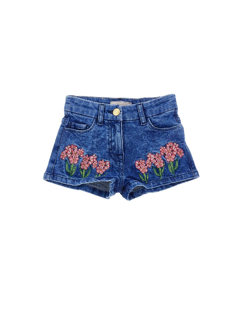 Monnalisa Short denim ricamati