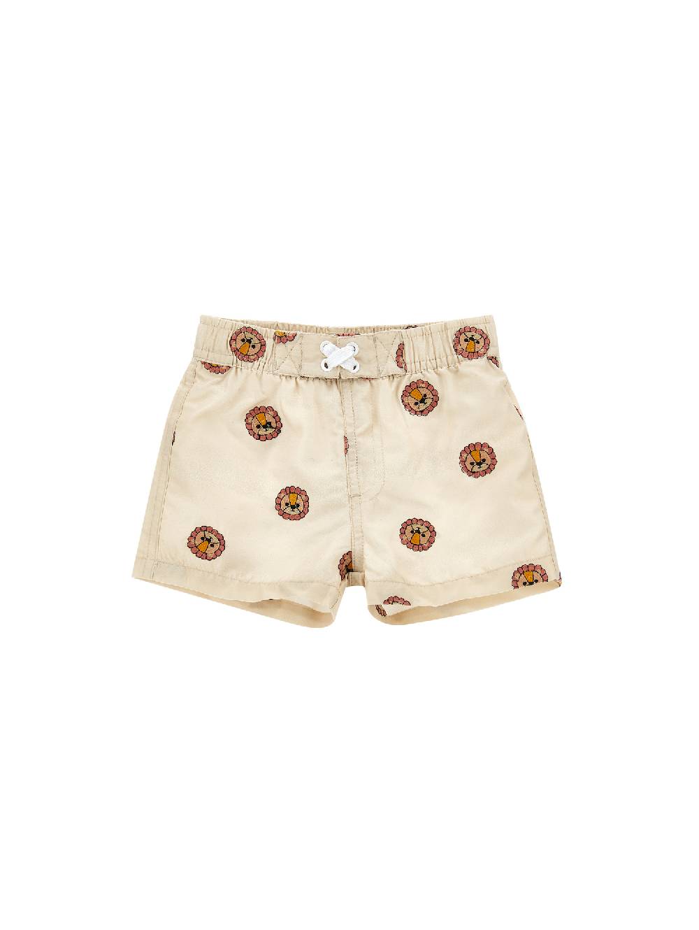 Monnalisa Shorts beach con dettaglio ricamo leone