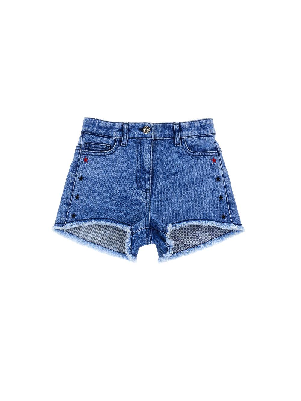 Monnalisa Shorts cinquetasche ricamato