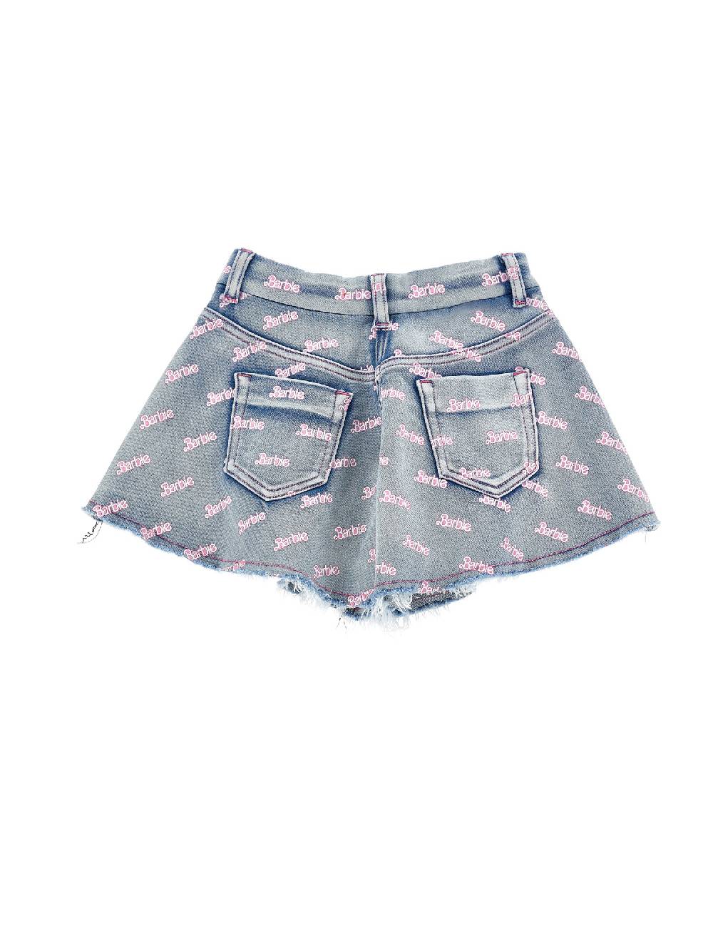Monnalisa Shorts Denim Barbie