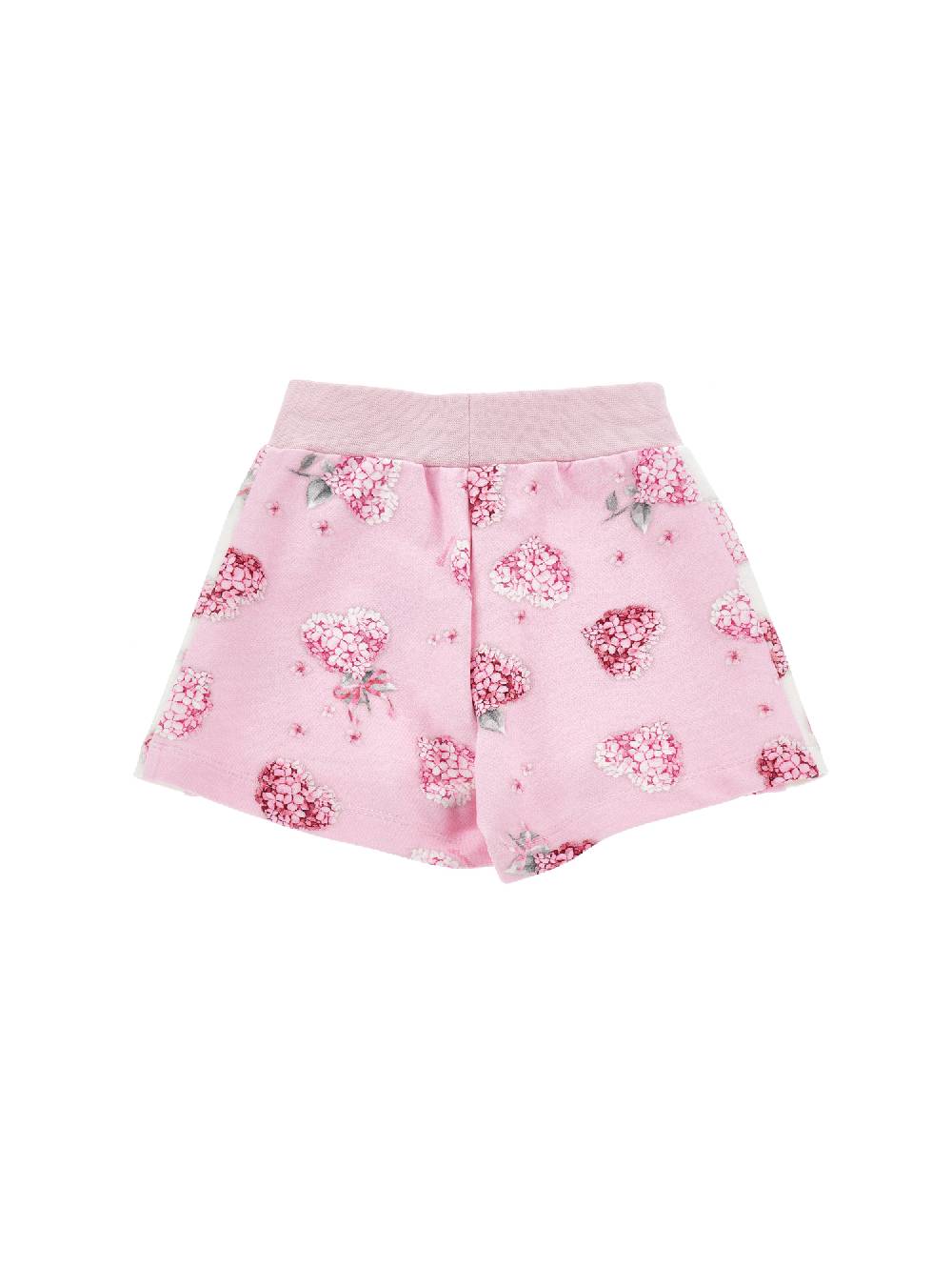 Monnalisa Shorts Felpa Con Fiori