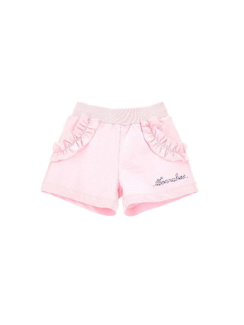 Monnalisa Shorts felpa con rouches