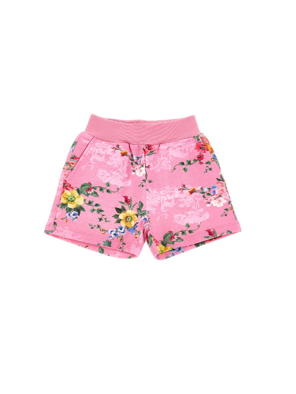 Monnalisa Shorts felpa fiori
