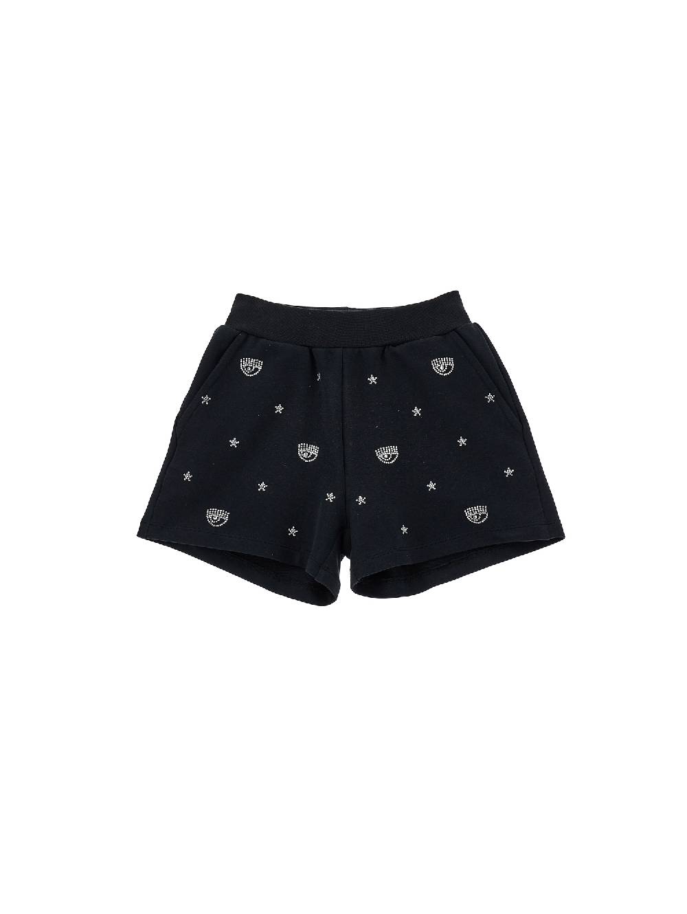 Monnalisa Shorts felpa ricamo Logomania all over