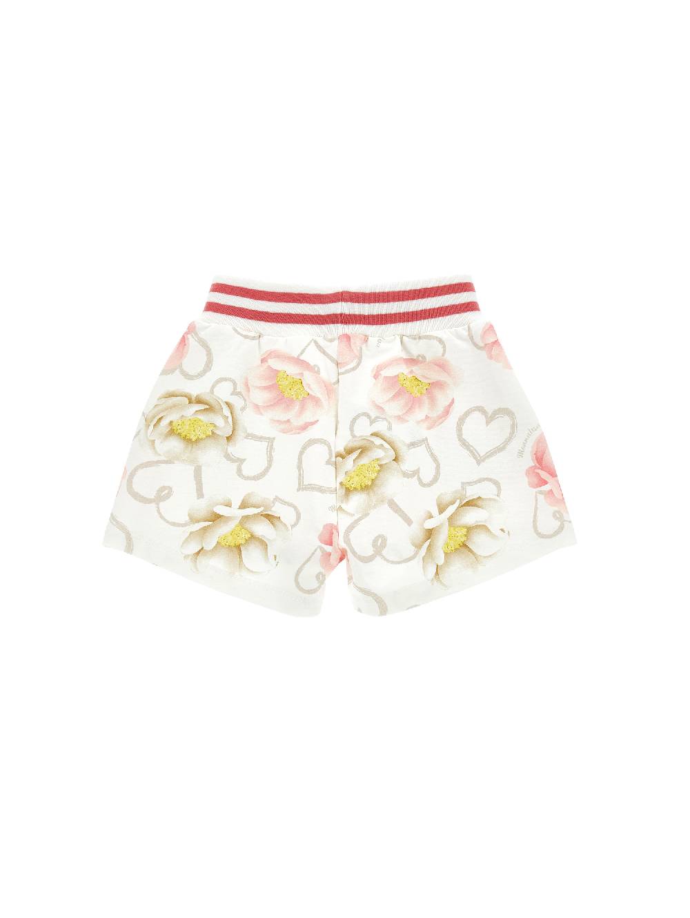 Monnalisa Shorts Felpa Stampa Anemoni