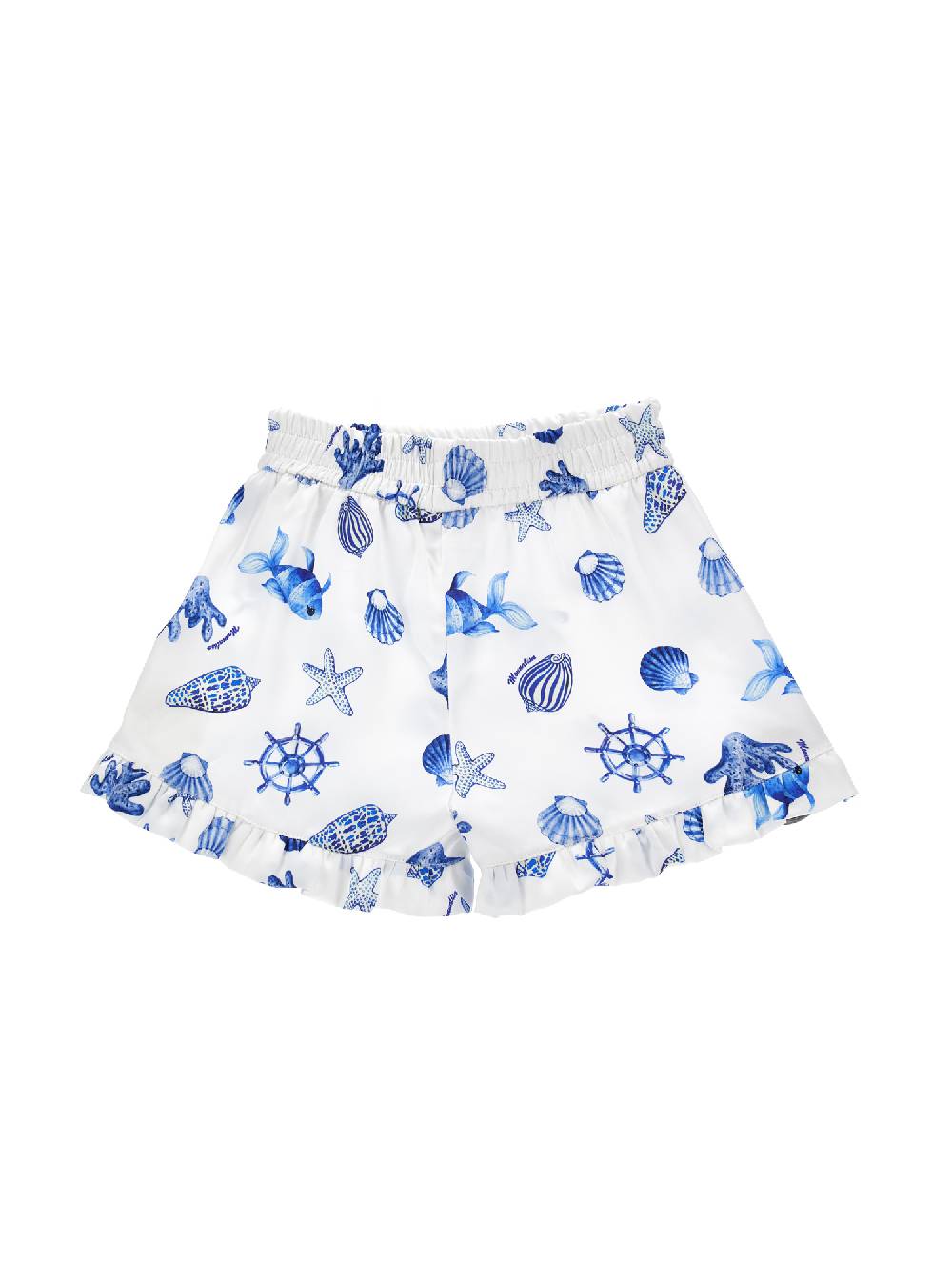 Monnalisa Shorts Rasetto Stampa Marine