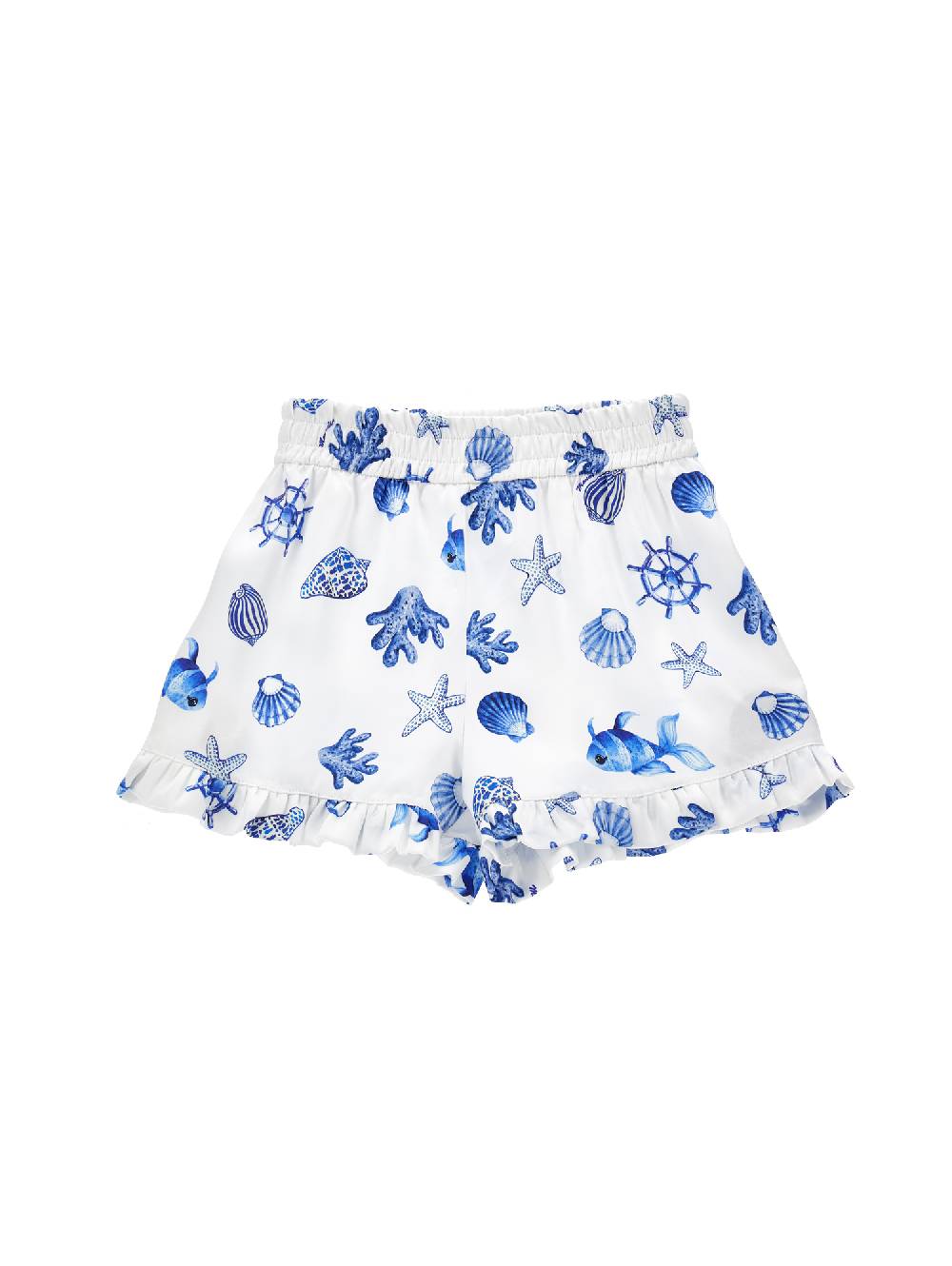 Monnalisa Shorts rasetto stampa marine