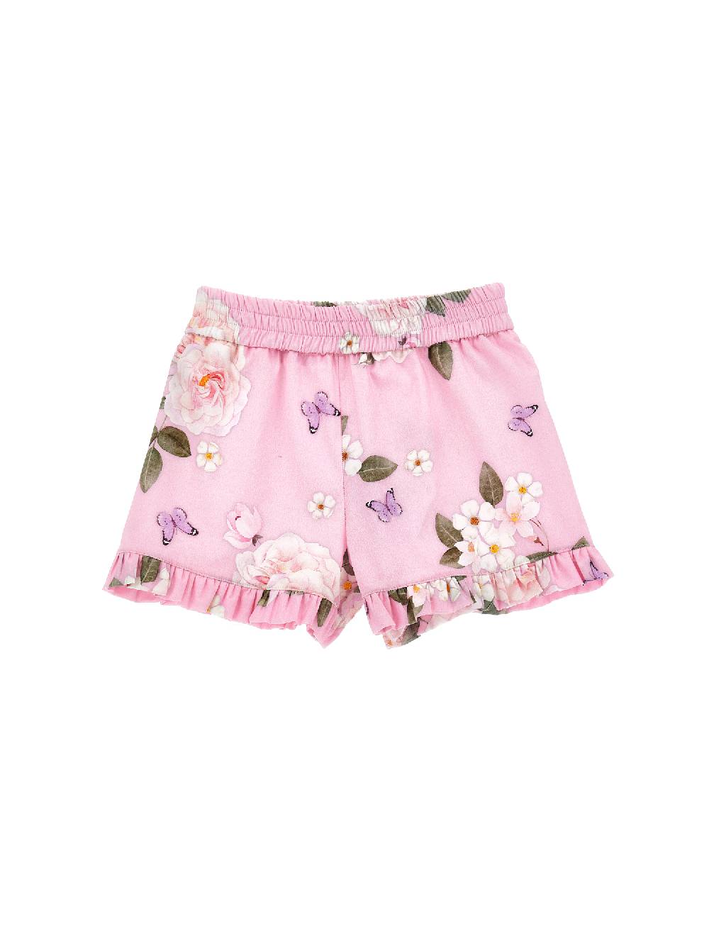 Monnalisa Shorts stampa bouquet