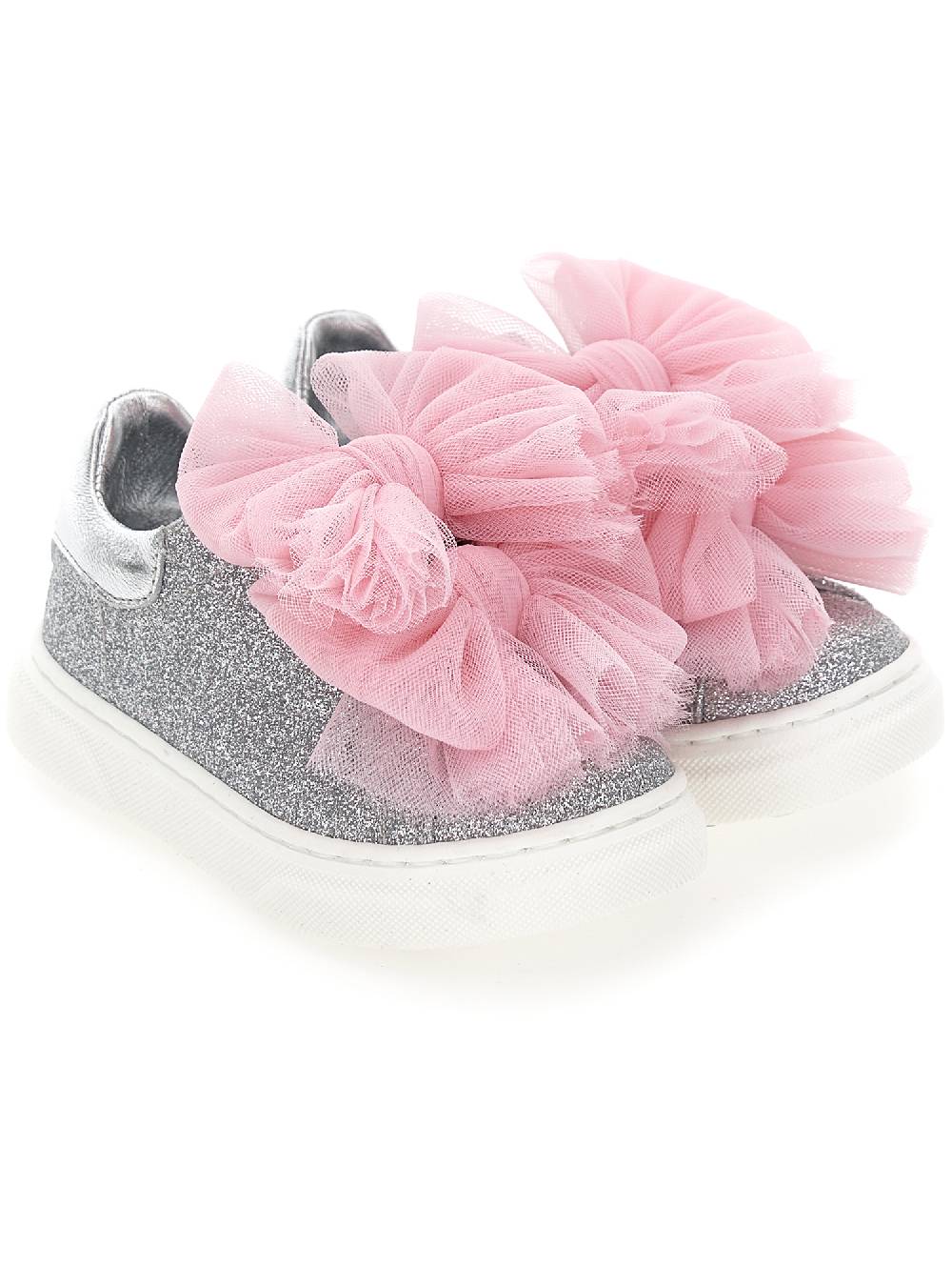 Monnalisa Sneaker Glitter Con Fiocchi