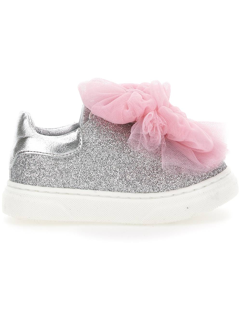 Monnalisa Sneaker glitter con fiocchi