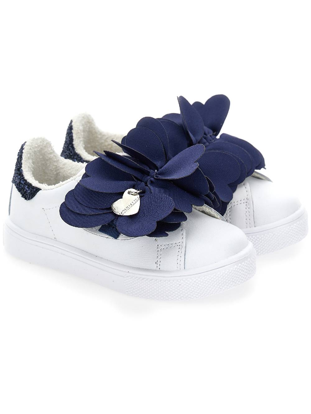 Monnalisa Sneakers Con Petali In Tessuto