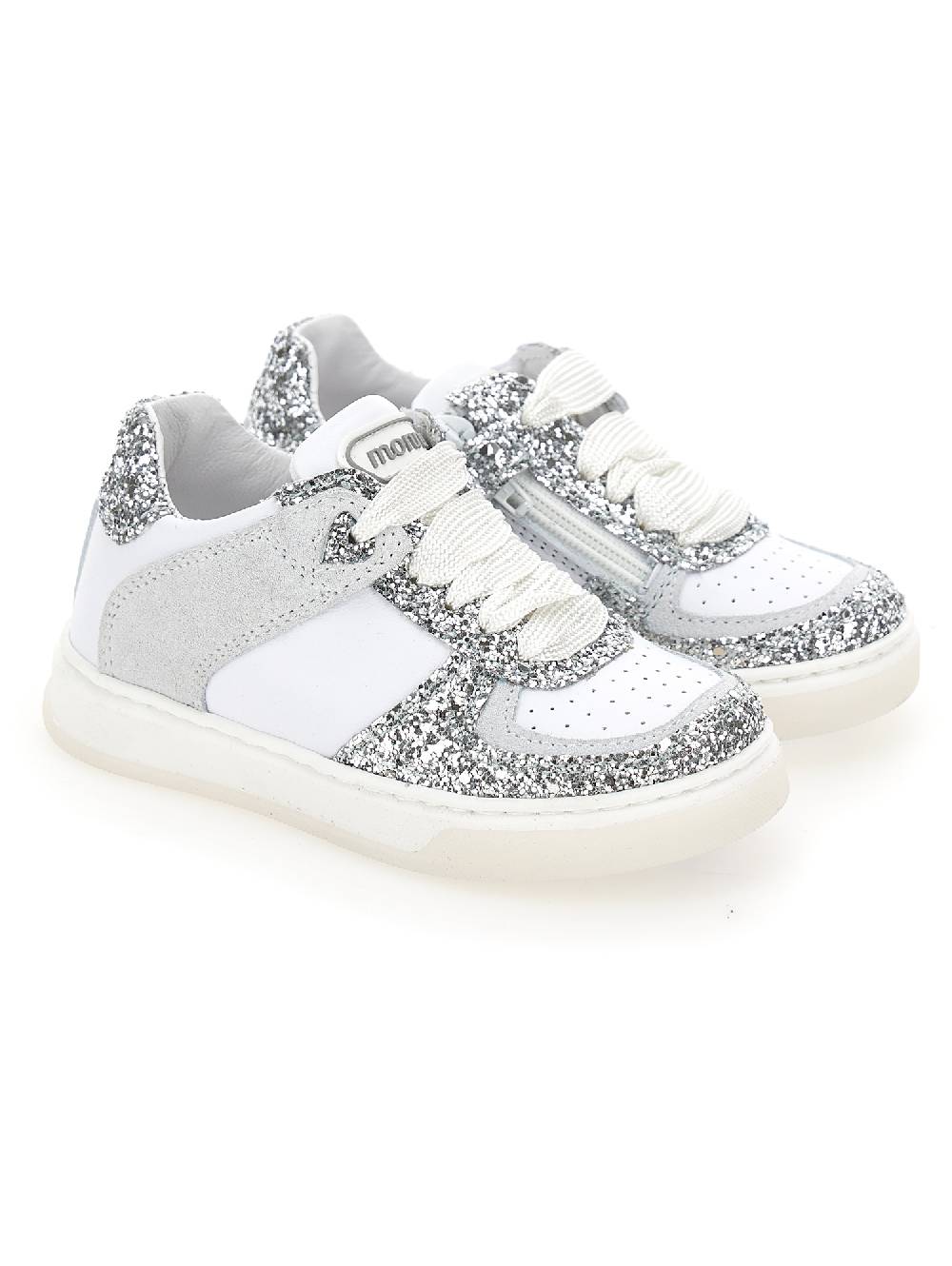 Monnalisa Sneakers In Crosta E Glitter