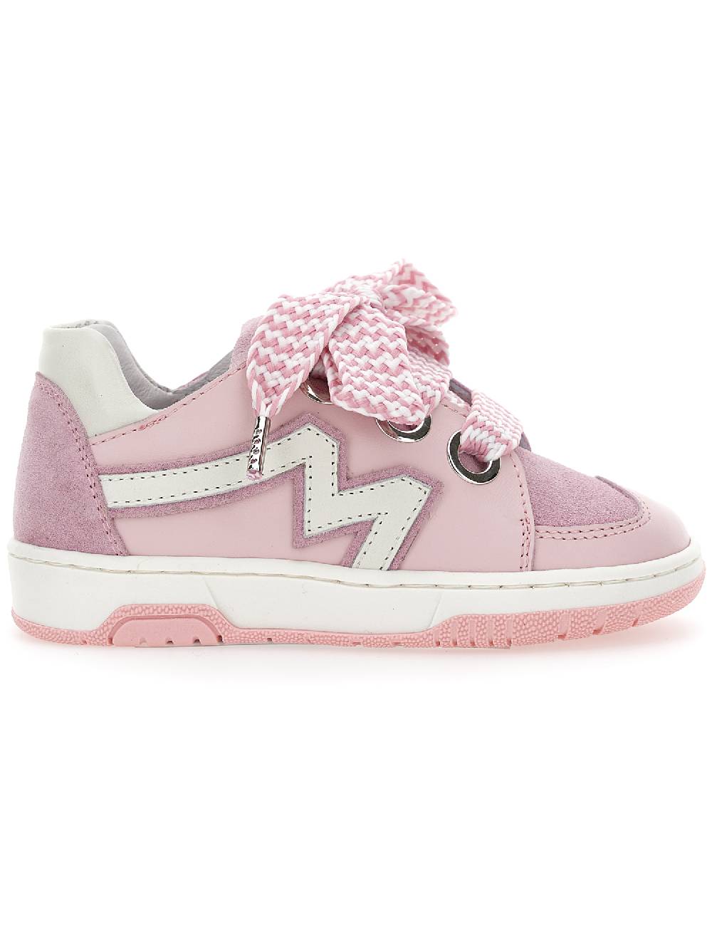 Monnalisa Sneakers modello basket bicolor