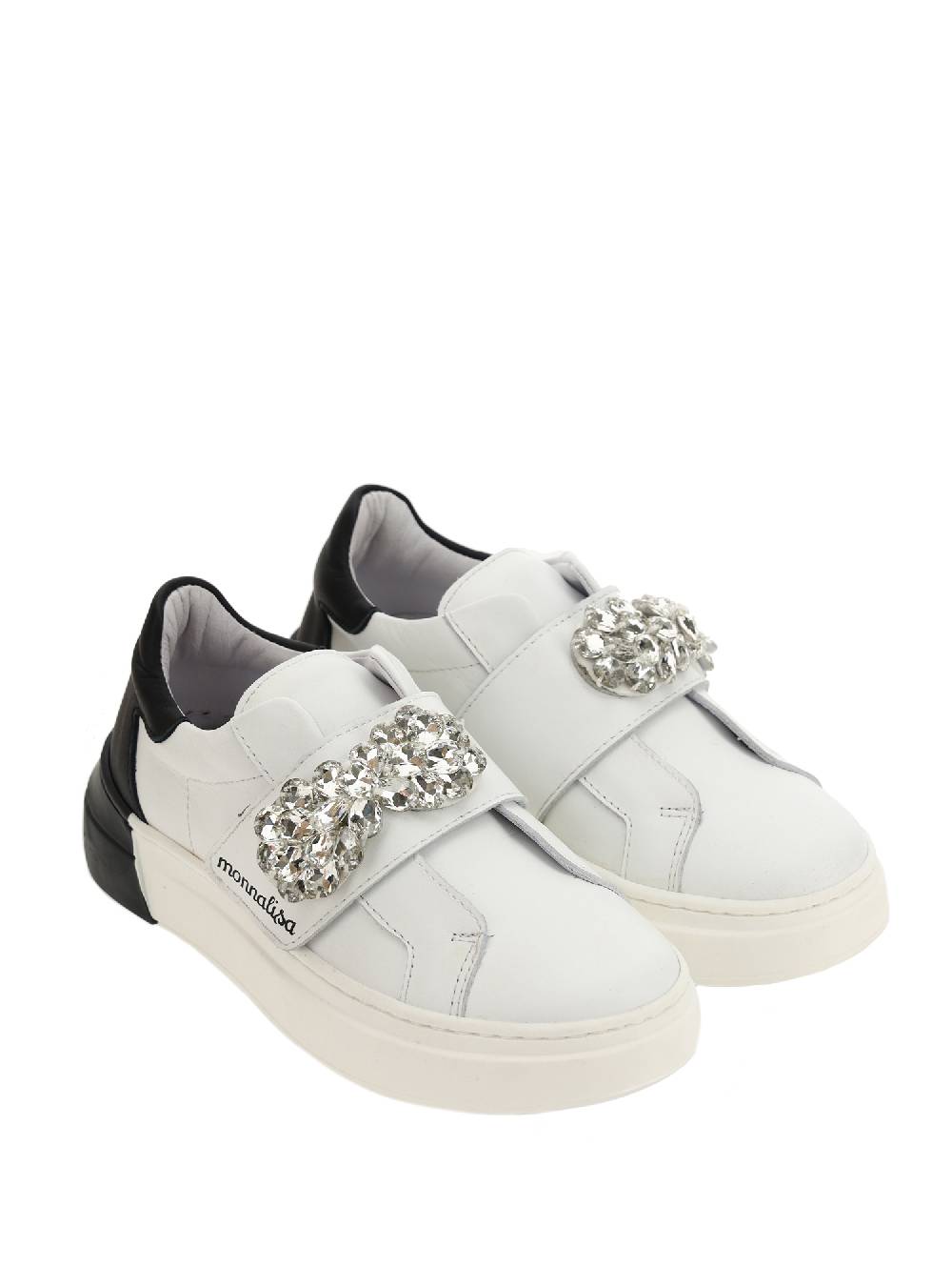 Monnalisa Sneakers Nappa Con Strass