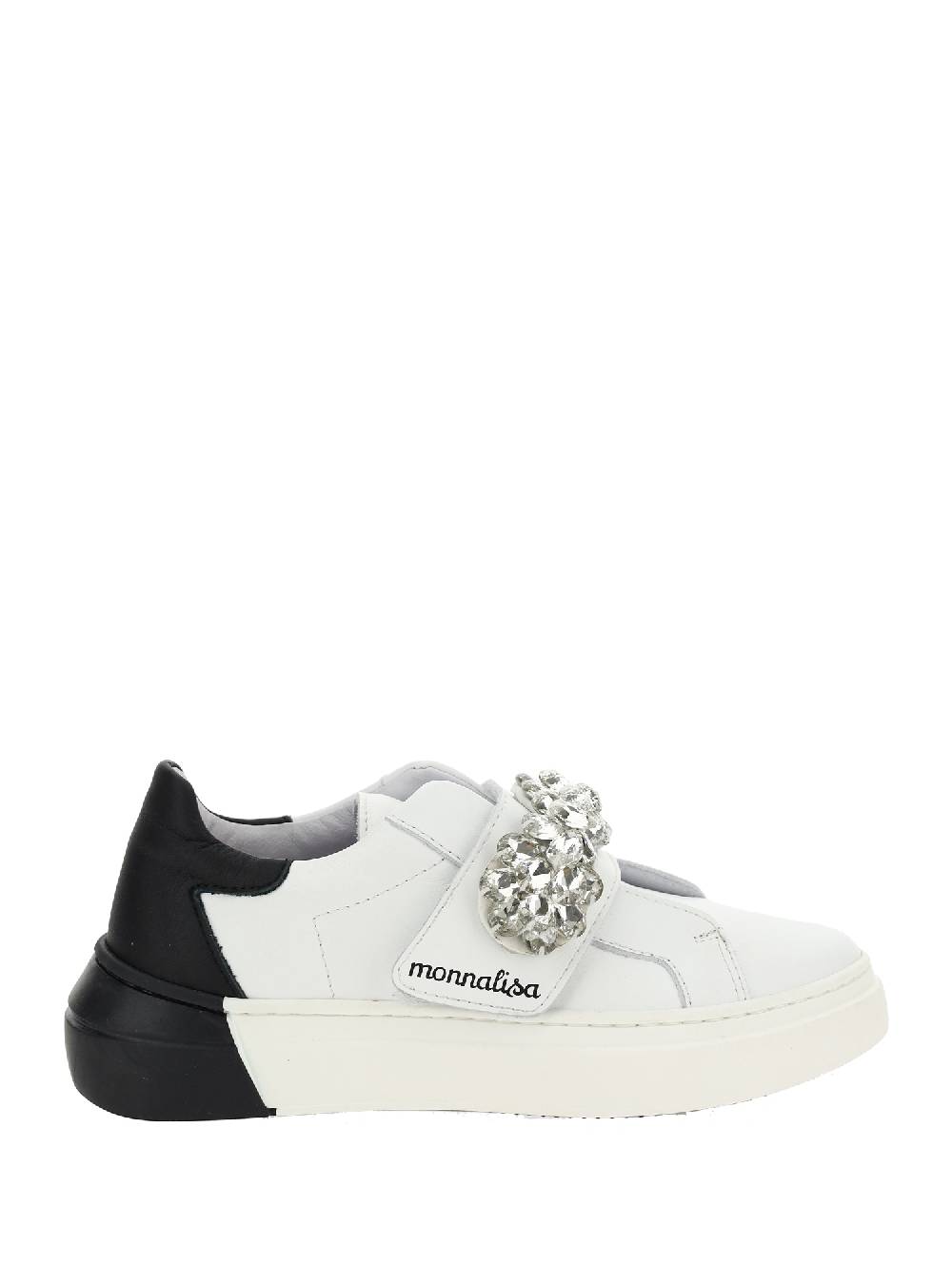 Monnalisa Sneakers nappa con strass